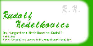 rudolf nedelkovics business card